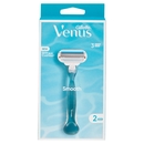 Gillette Venus Rasoio Donna Smooth a 3 Lame, 1 Manico + 2 Lamette Donna